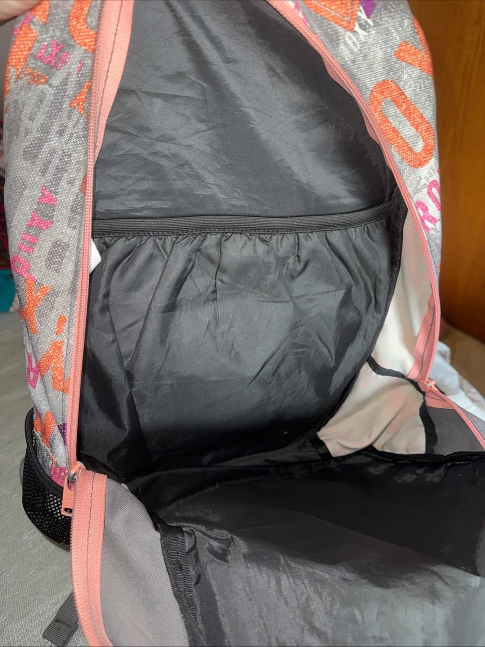 Roxy backpack featuring